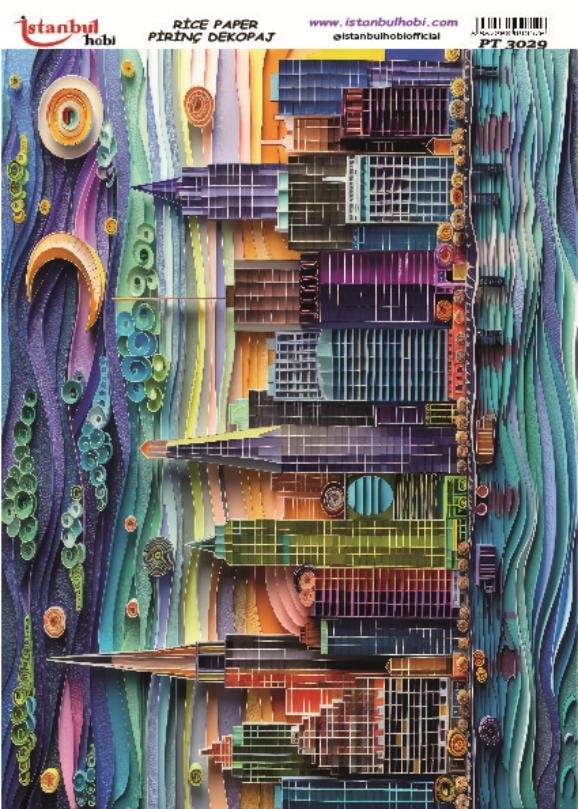Pirinç Dekopaj Kağıdı 30x42cm PT-3029