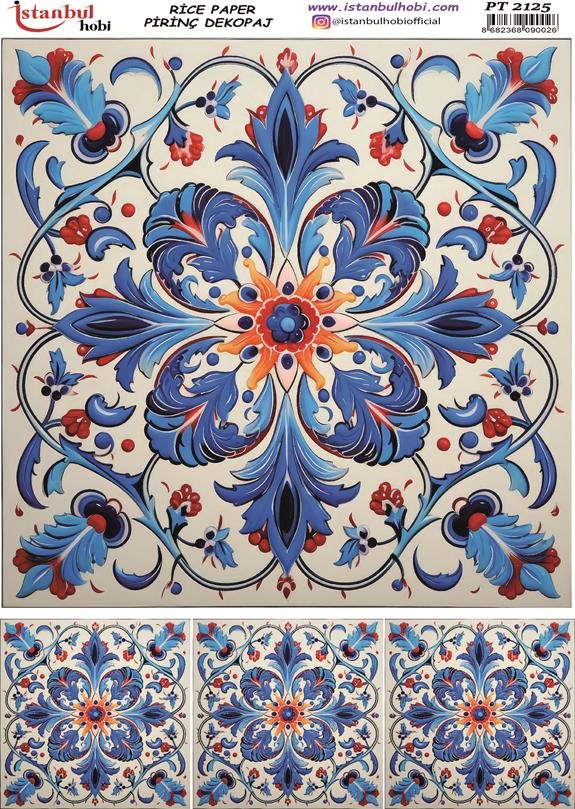 Pirinç Dekopaj Kağıdı 30x42cm PT-2125