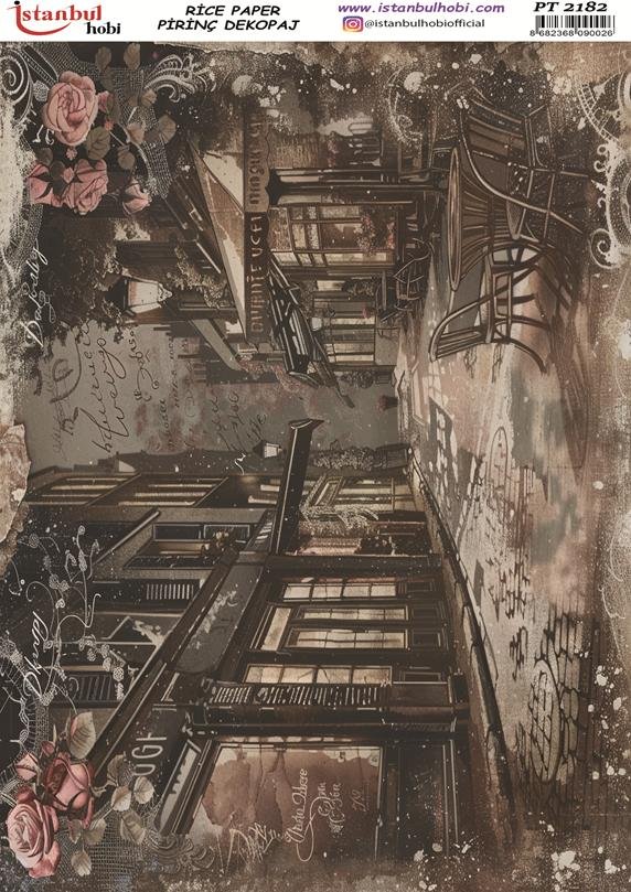 Pirinç Dekopaj Kağıdı 30x42cm PT-2182