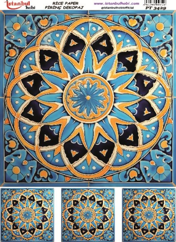 Pirinç Dekopaj Kağıdı 30x42cm PT-3429