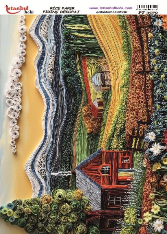Pirinç Dekopaj Kağıdı 30x42cm PT-3579