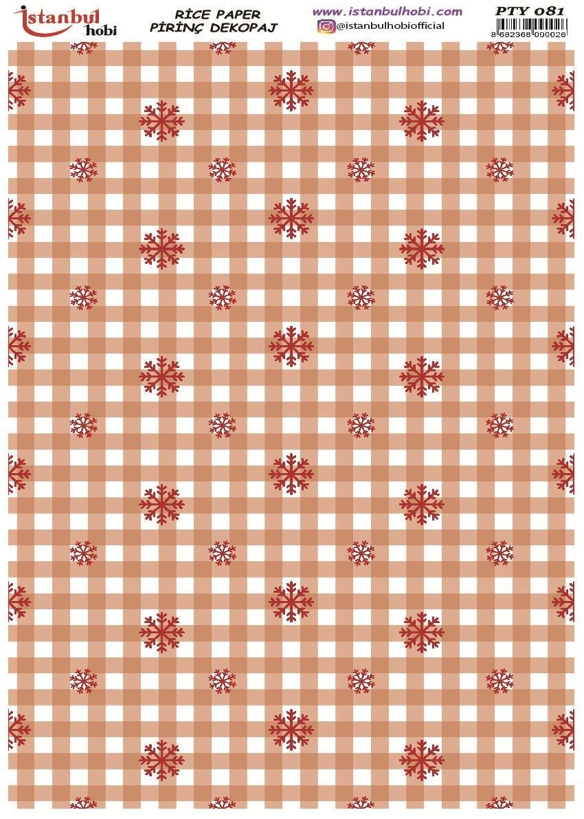 Pirinç Dekopaj Kağıdı 30x42cm PTY-081