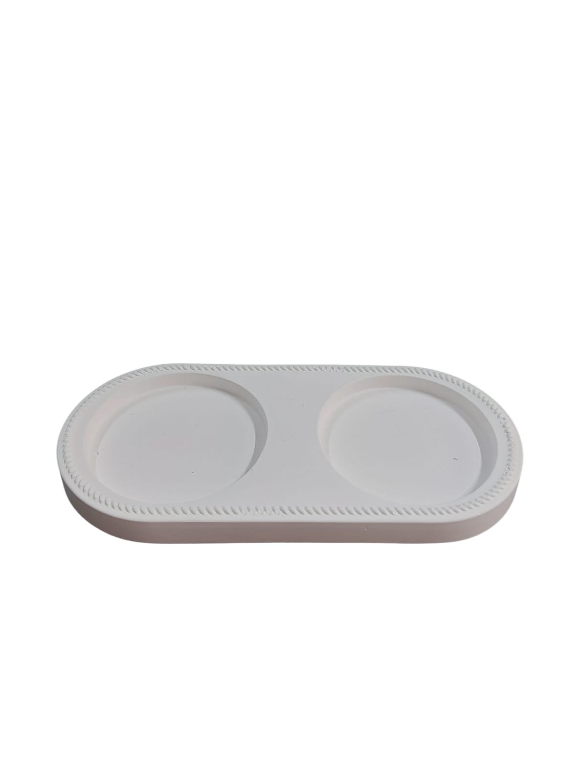 İkili Oval Tabak 19x9cm