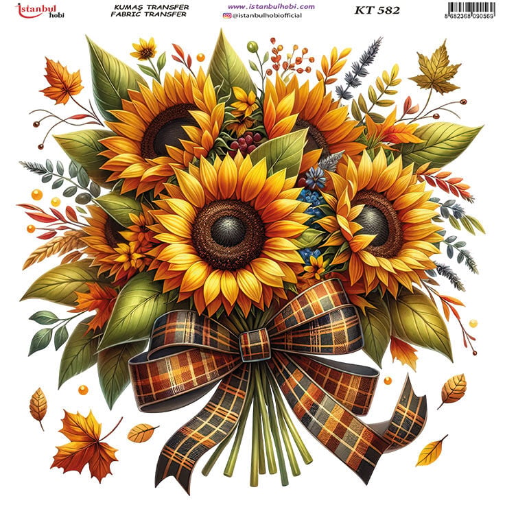 Kumaş Transfer Kağıdı 20x20cm KT-582
