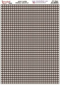 Pirinç Dekopaj Kağıdı 30x42cm PT-895