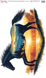 Ütü İle Rub On Transfer 30x50cm CK237