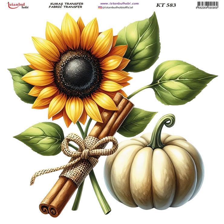 Kumaş Transfer Kağıdı 20x20cm KT-583
