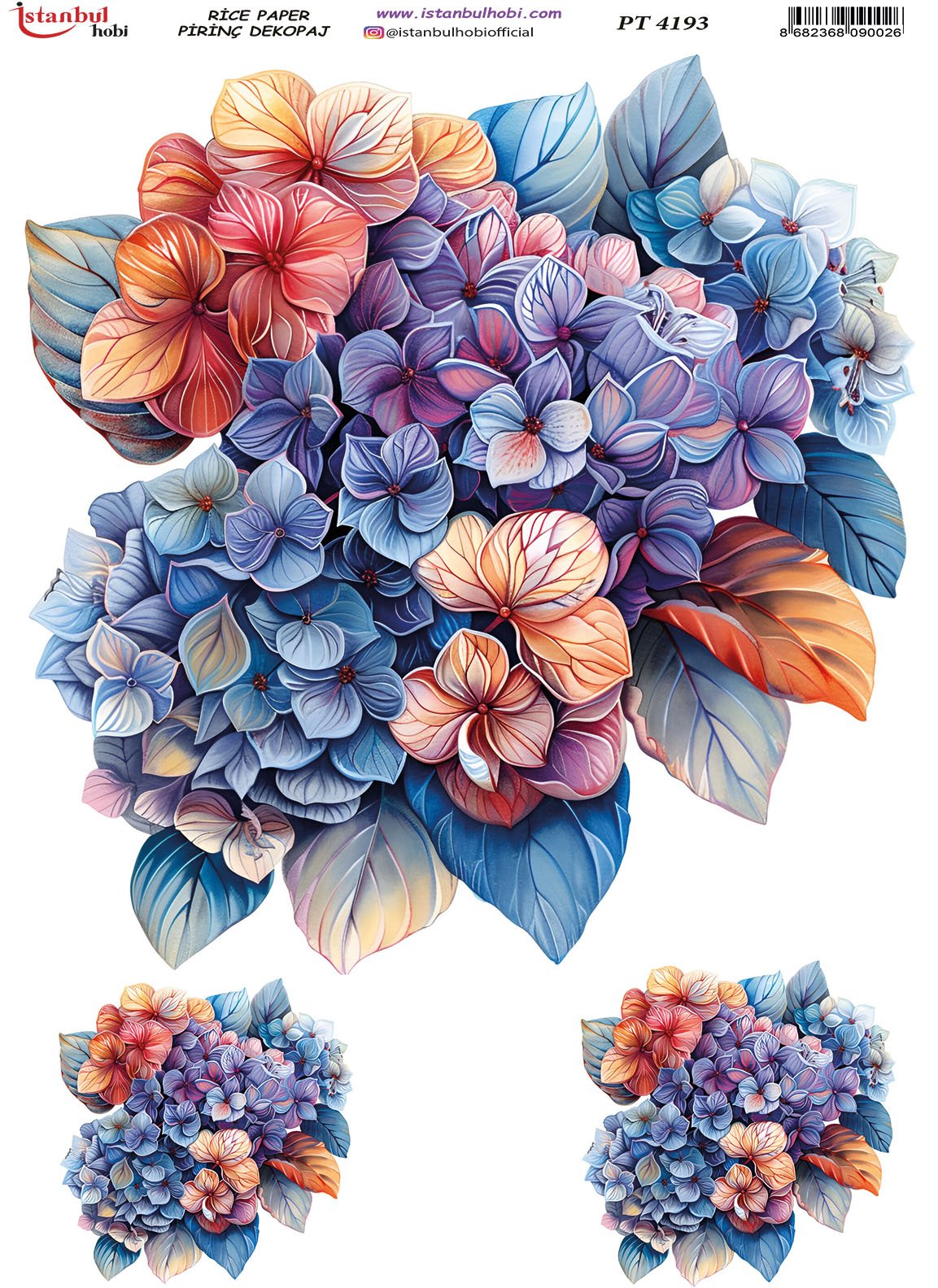 Pirinç Dekopaj Kağıdı 30x42cm PT-4193