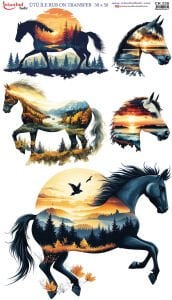 Ütü İle Rub On Transfer 30x50cm CK238