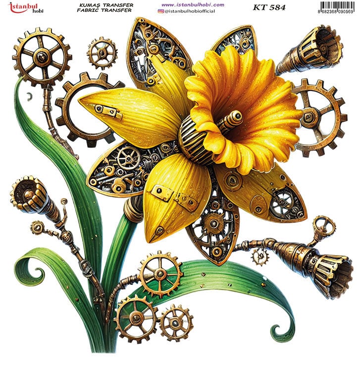 Kumaş Transfer Kağıdı 20x20cm KT-584