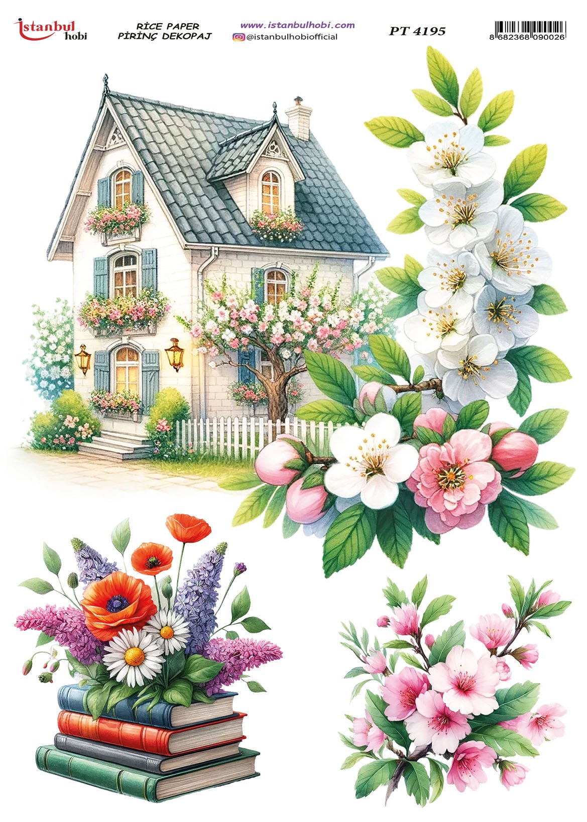 Pirinç Dekopaj Kağıdı 30x42cm PT-4195