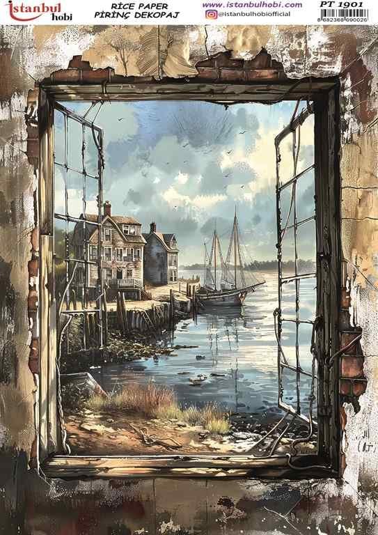 Pirinç Dekopaj Kağıdı 30x42cm PT-1901