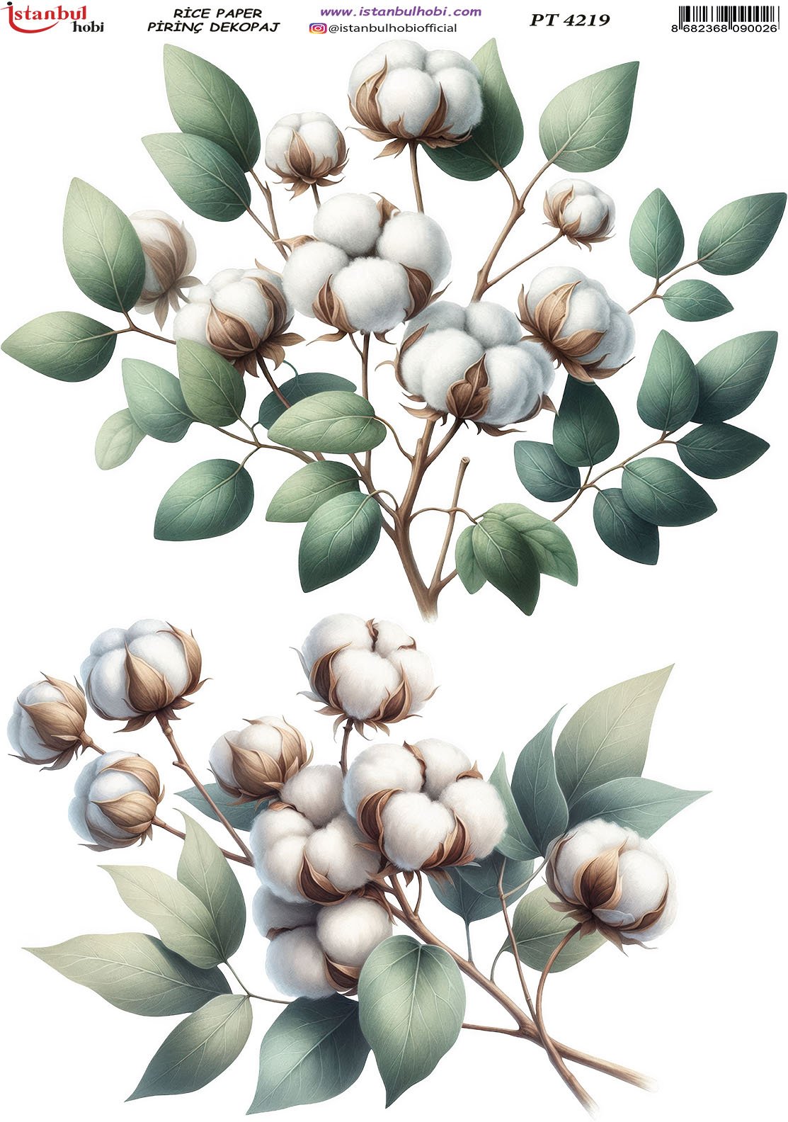 Pirinç Dekopaj Kağıdı 30x42cm PT-4219