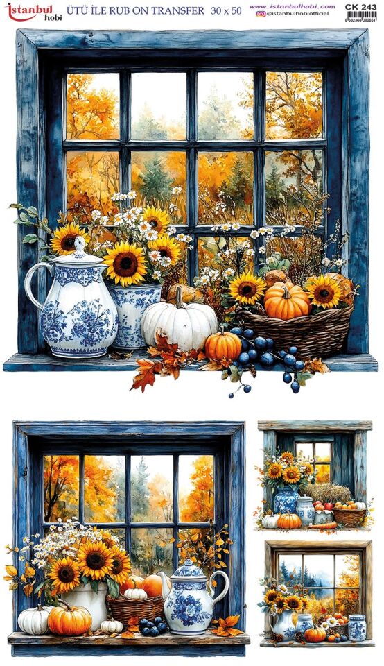 Ütü İle Rub On Transfer 30x50cm CK243