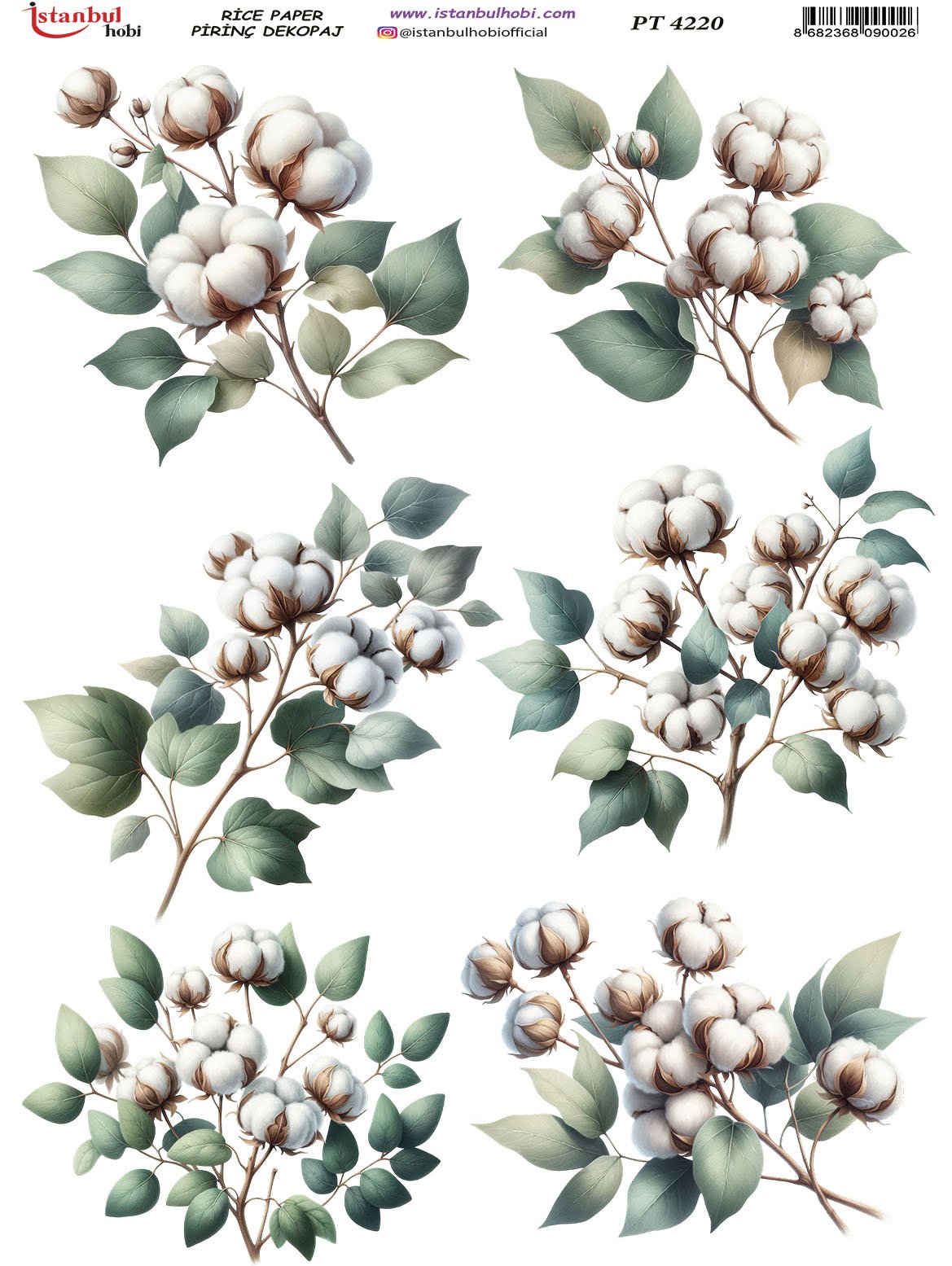 Pirinç Dekopaj Kağıdı 30x42cm PT-4220