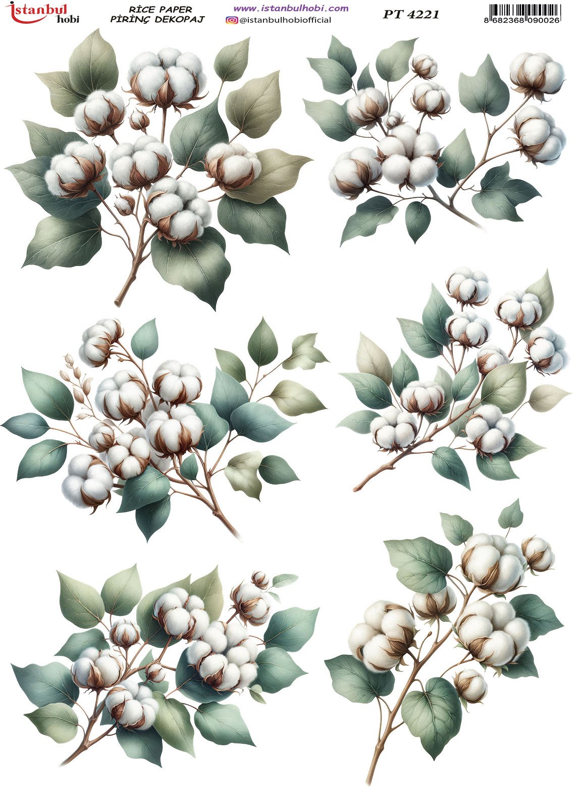 Pirinç Dekopaj Kağıdı 30x42cm PT-4221