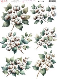 Pirinç Dekopaj Kağıdı 30x42cm PT-4221