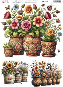 Pirinç Dekopaj Kağıdı 30x42cm PT-4248