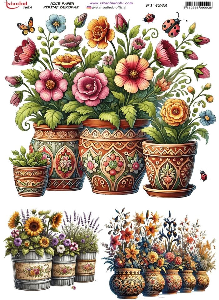 Pirinç Dekopaj Kağıdı 30x42cm PT-4248
