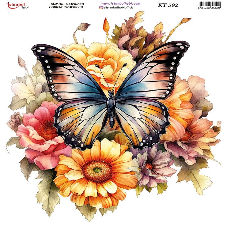 Kumaş Transfer Kağıdı 20x20cm KT-592