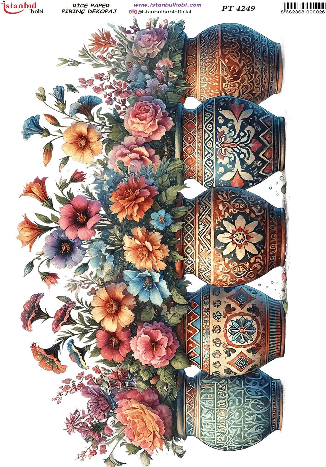 Pirinç Dekopaj Kağıdı 30x42cm PT-4249