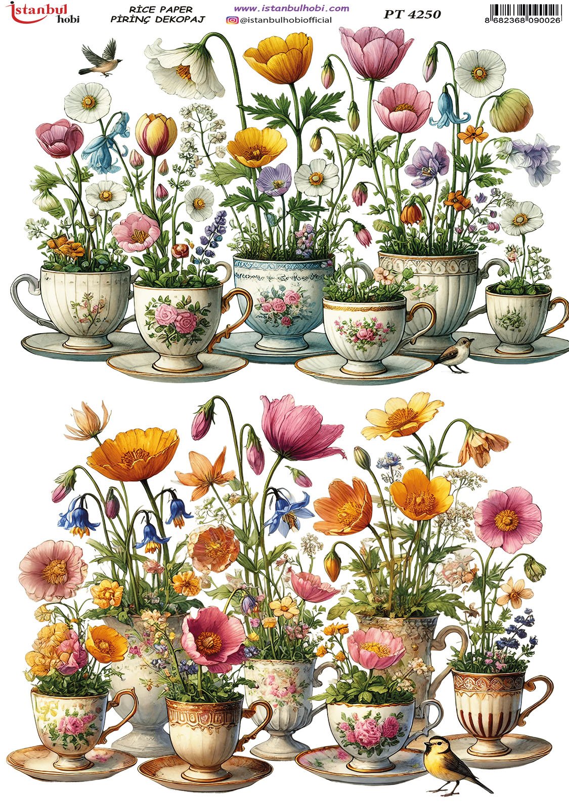 Pirinç Dekopaj Kağıdı 30x42cm PT-4250