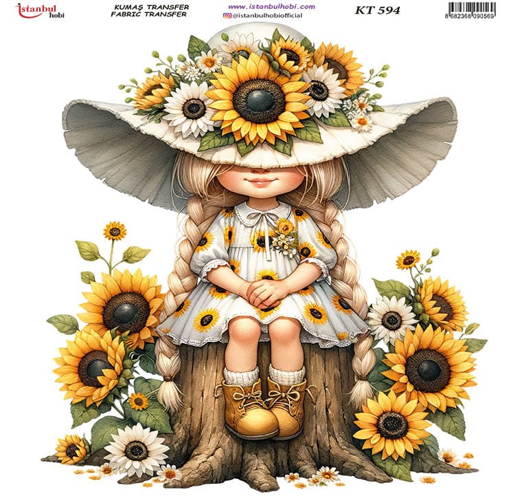 Kumaş Transfer Kağıdı 20x20cm KT-594