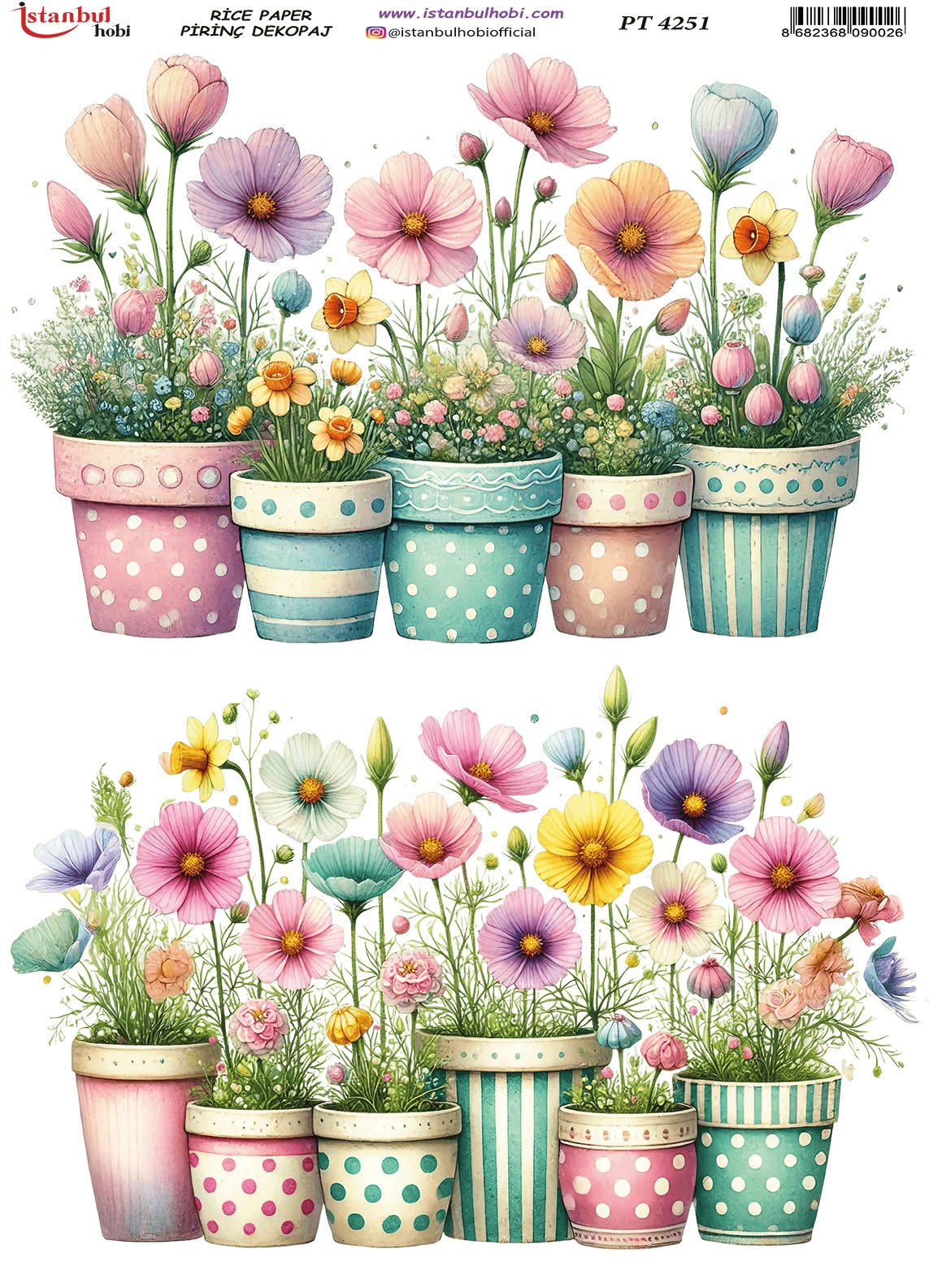 Pirinç Dekopaj Kağıdı 30x42cm PT-4251