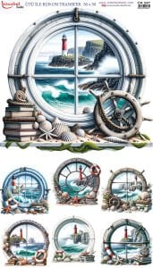 Ütü İle Rub On Transfer 30x50cm CK247