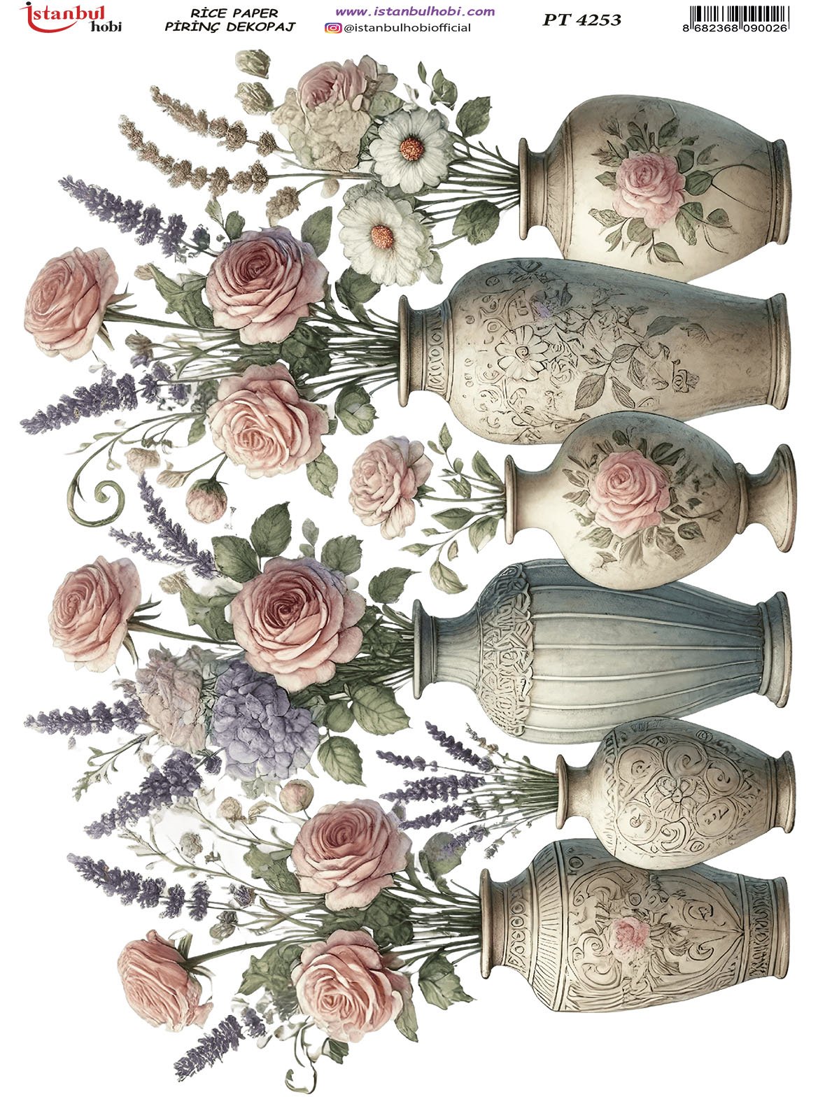 Pirinç Dekopaj Kağıdı 30x42cm PT-4253