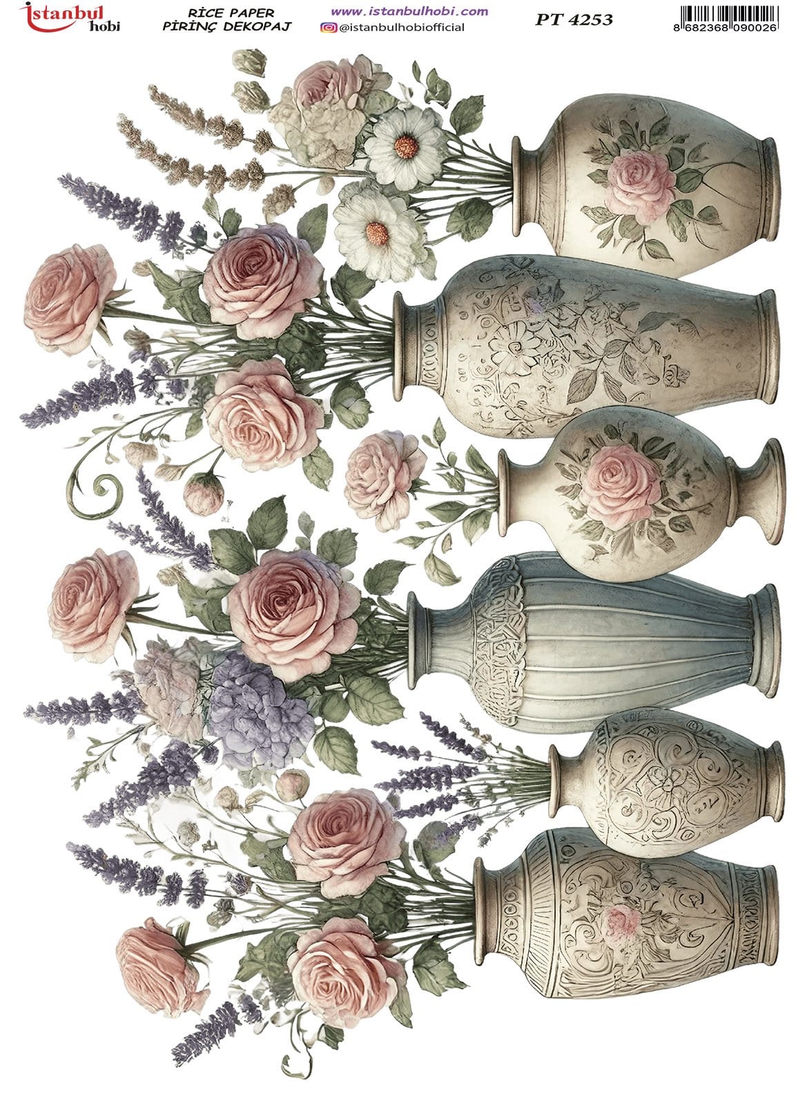 Pirinç Dekopaj Kağıdı 30x42cm PT-4253