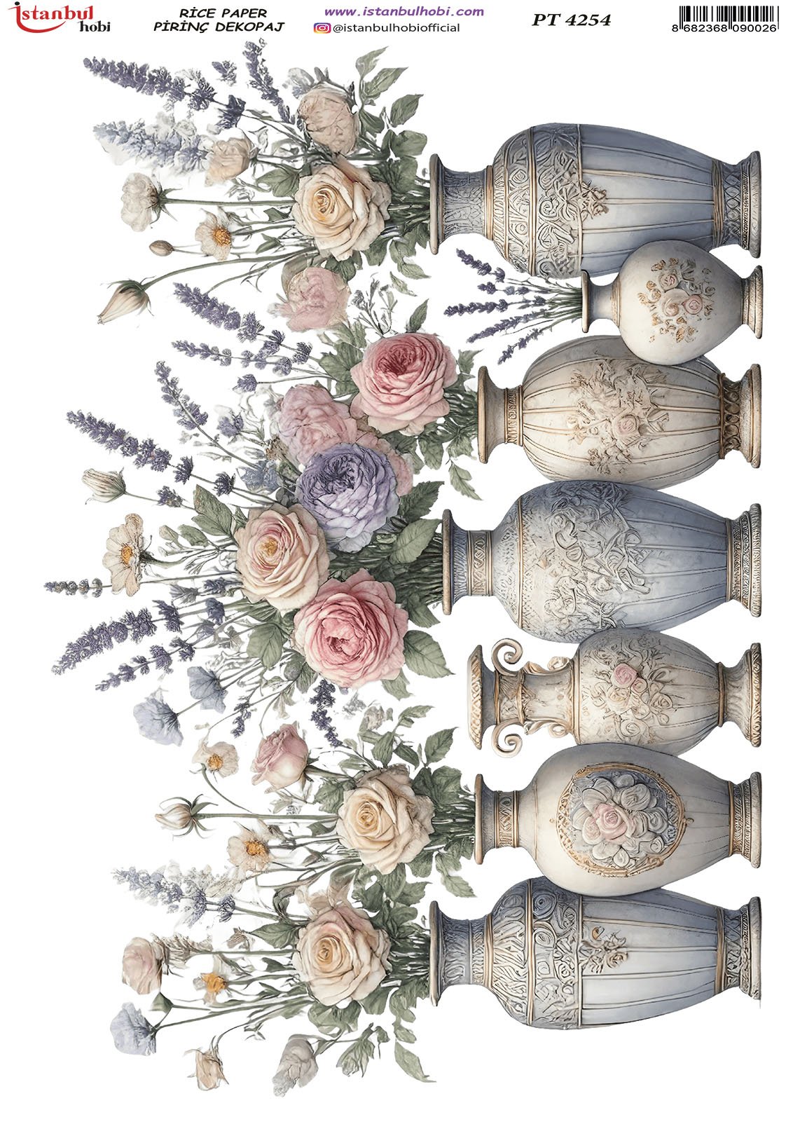 Pirinç Dekopaj Kağıdı 30x42cm PT-4254