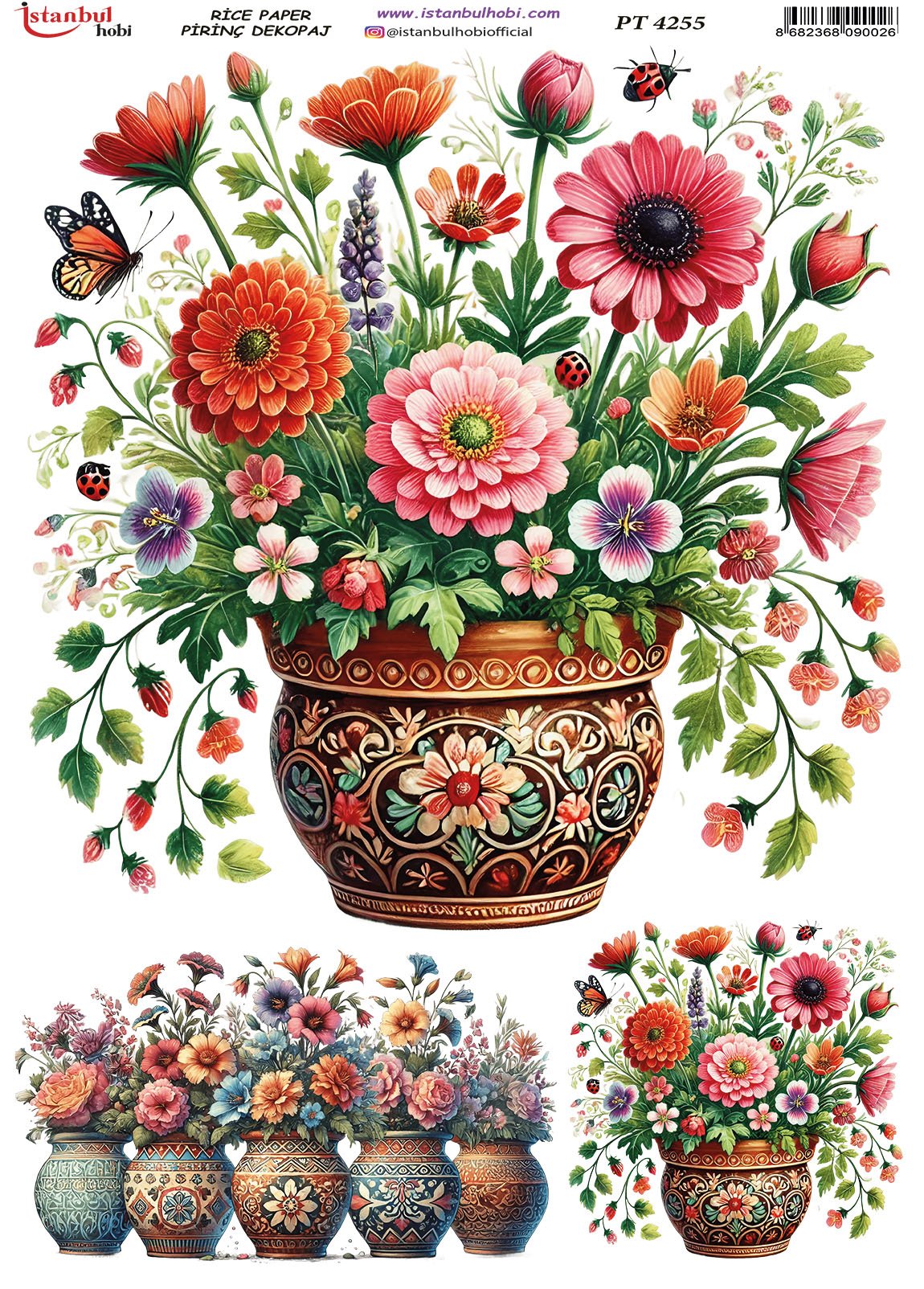 Pirinç Dekopaj Kağıdı 30x42cm PT-4255