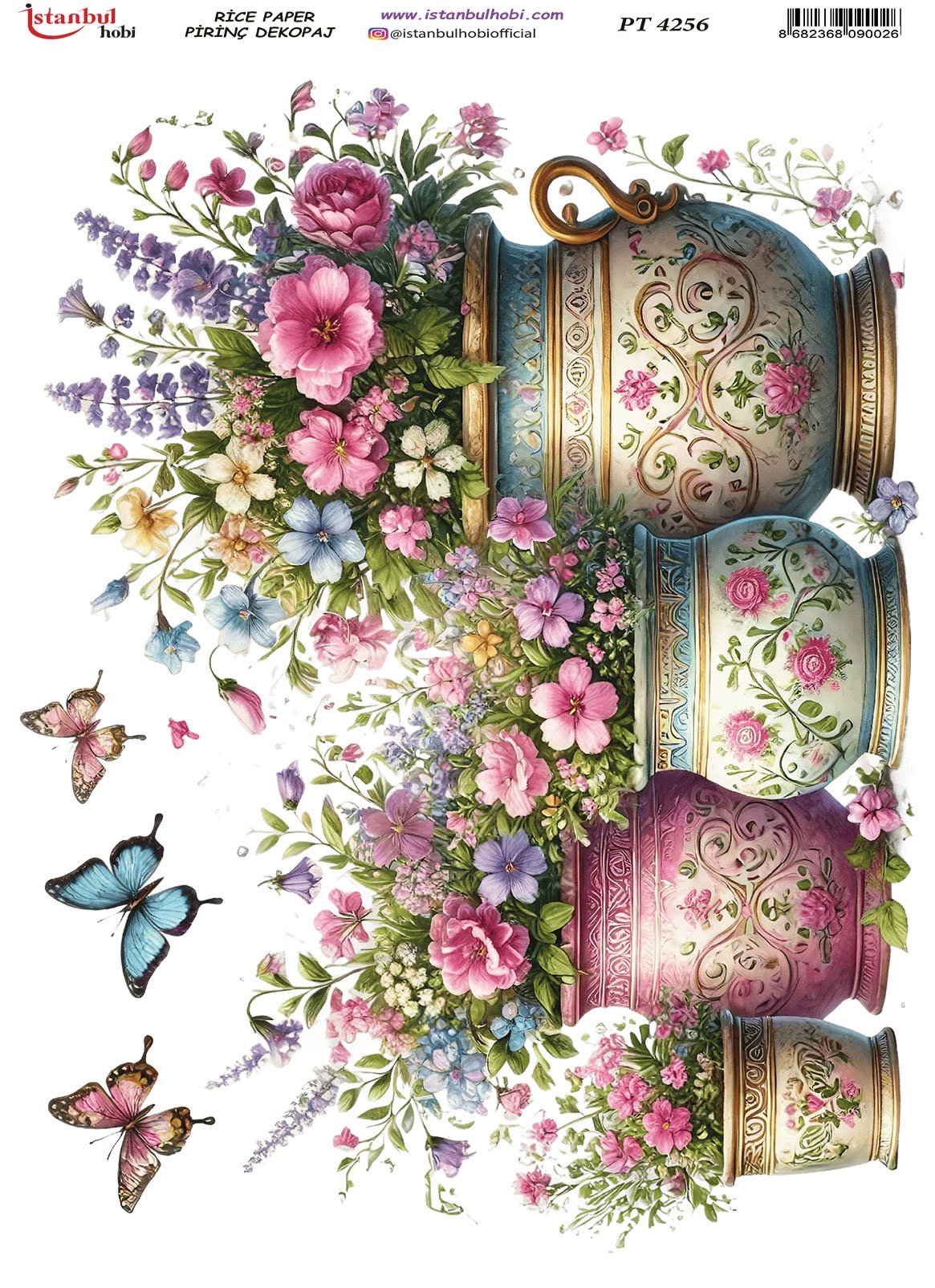 Pirinç Dekopaj Kağıdı 30x42cm PT-4256