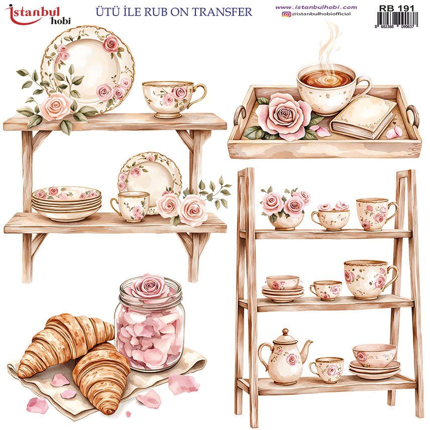 Ütü İle Rub On Transfer 30x30cm RB191