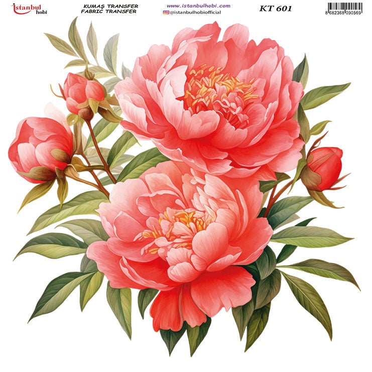 Kumaş Transfer Kağıdı 20x20cm KT-601