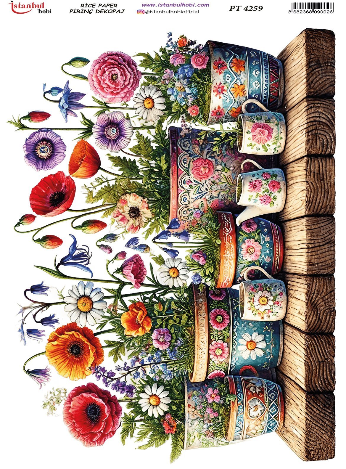 Pirinç Dekopaj Kağıdı 30x42cm PT-4259