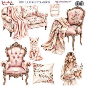 Ütü İle Rub On Transfer 30x30cm RB193