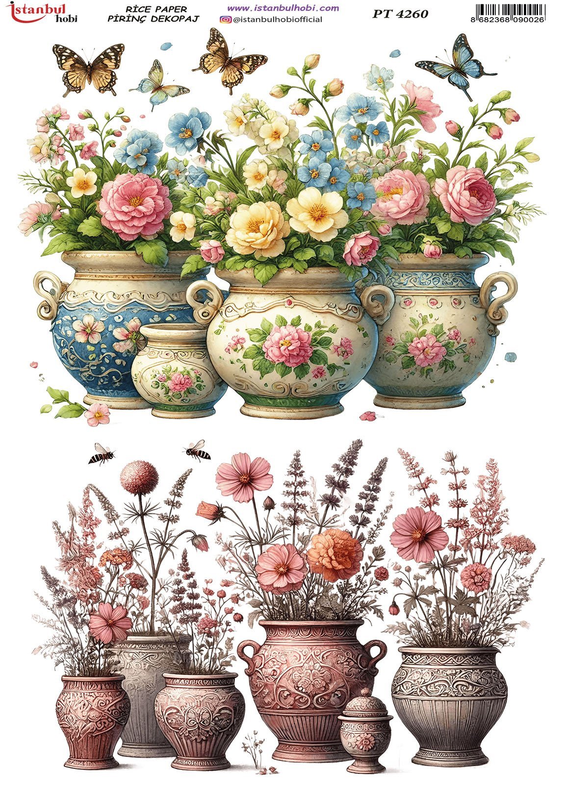 Pirinç Dekopaj Kağıdı 30x42cm PT-4260