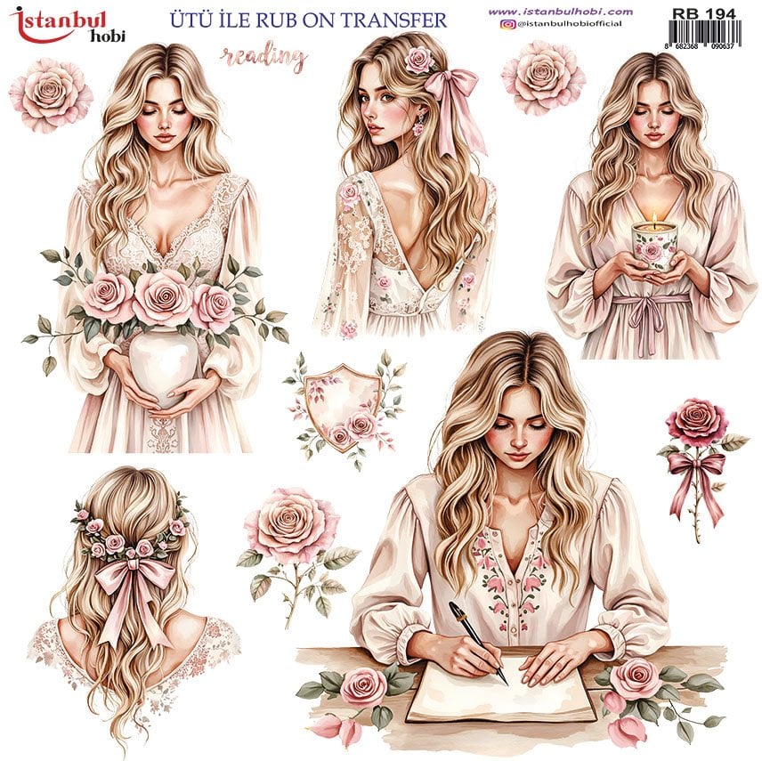 Ütü İle Rub On Transfer 30x30cm RB194