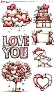 Ütü İle Rub On Transfer 30x50cm CK349