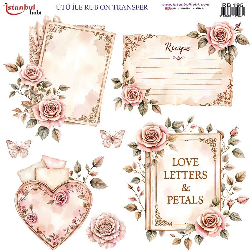 Ütü İle Rub On Transfer 30x30cm RB195