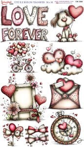 Ütü İle Rub On Transfer 30x50cm CK350