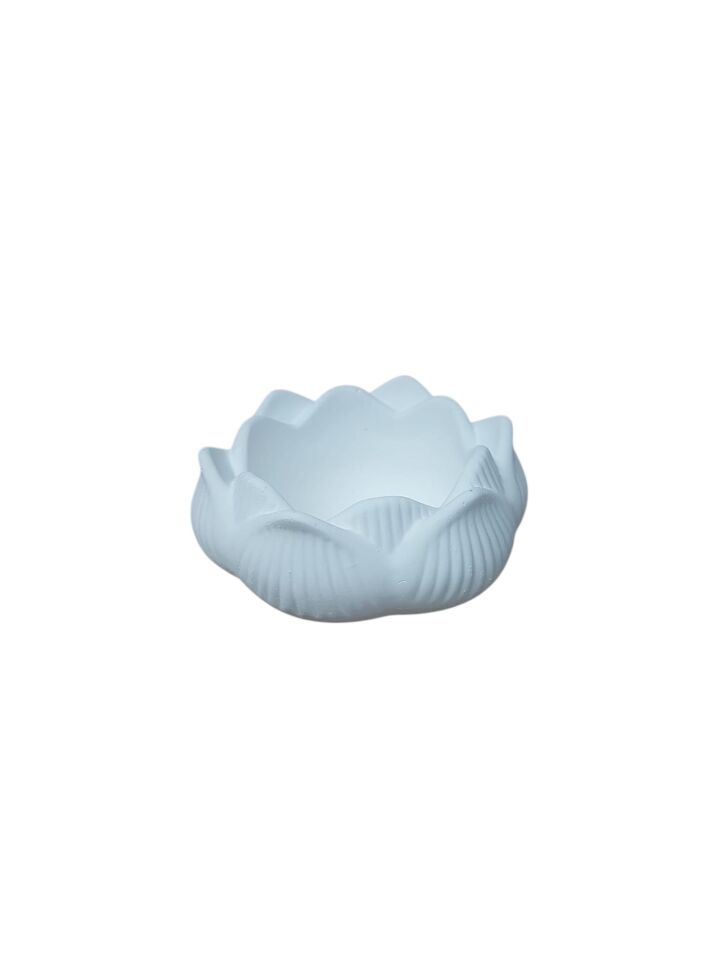 Lotus Çiçek Mumluk 8x3,5cm