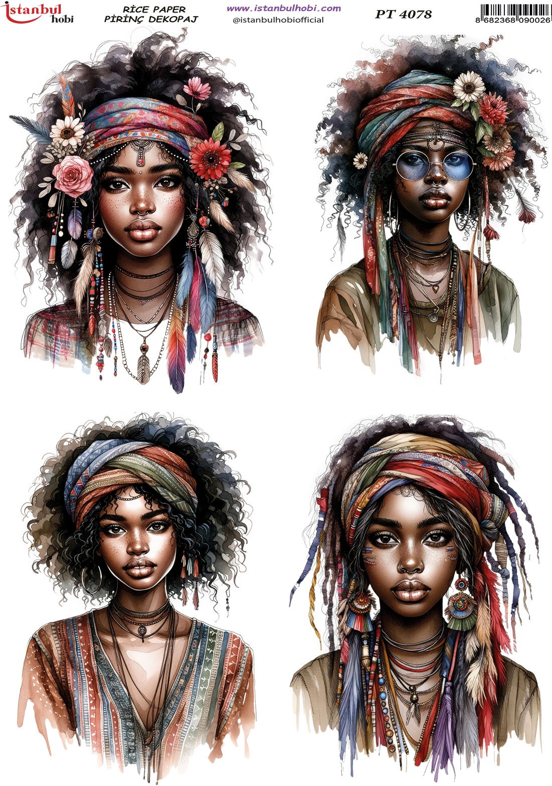 Pirinç Dekopaj Kağıdı 30x42cm PT-4078