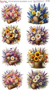 Ütü İle Rub On Transfer 30x50cm CK351