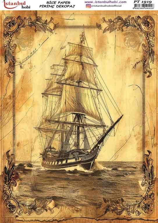 Pirinç Dekopaj Kağıdı 30x42cm PT-1919