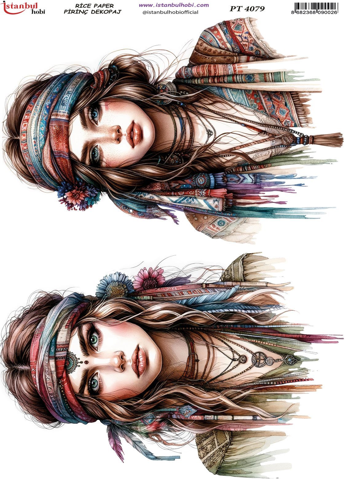 Pirinç Dekopaj Kağıdı 30x42cm PT-4079