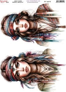 Pirinç Dekopaj Kağıdı 30x42cm PT-4079