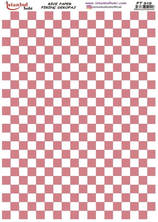 Pirinç Dekopaj Kağıdı 30x42cm PT-919